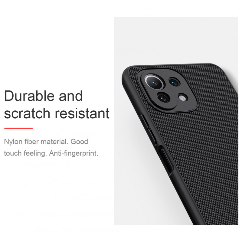 Гръб Nillkin textured за Xiaomi Mi 11 Lite - Черен