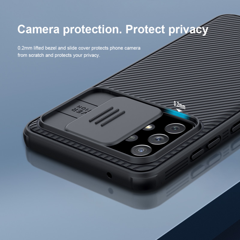 Гръб Nillkin Camshield pro за Samsung  Galaxy A72 5G/4G- Черен