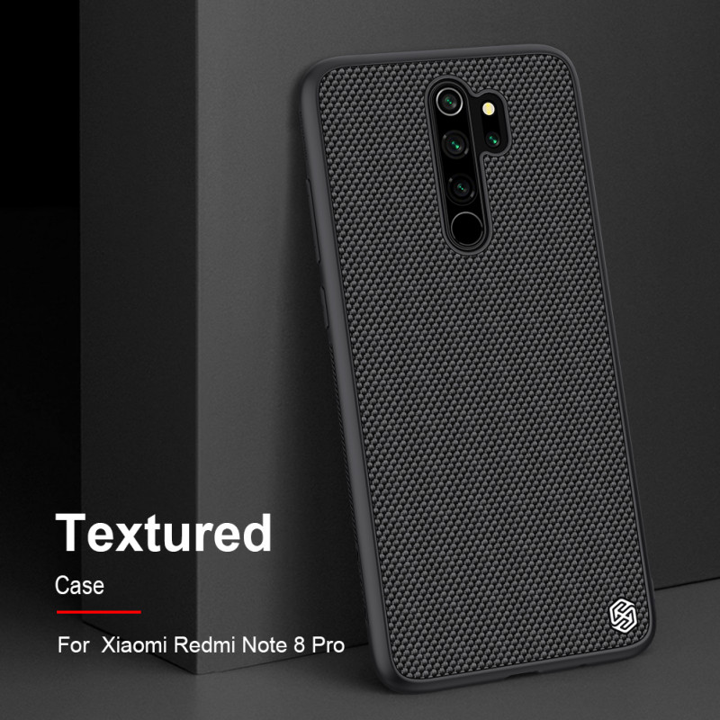 Гръб Nillkin Texture за Xiaomi Redmi Note 8 Pro - Черен