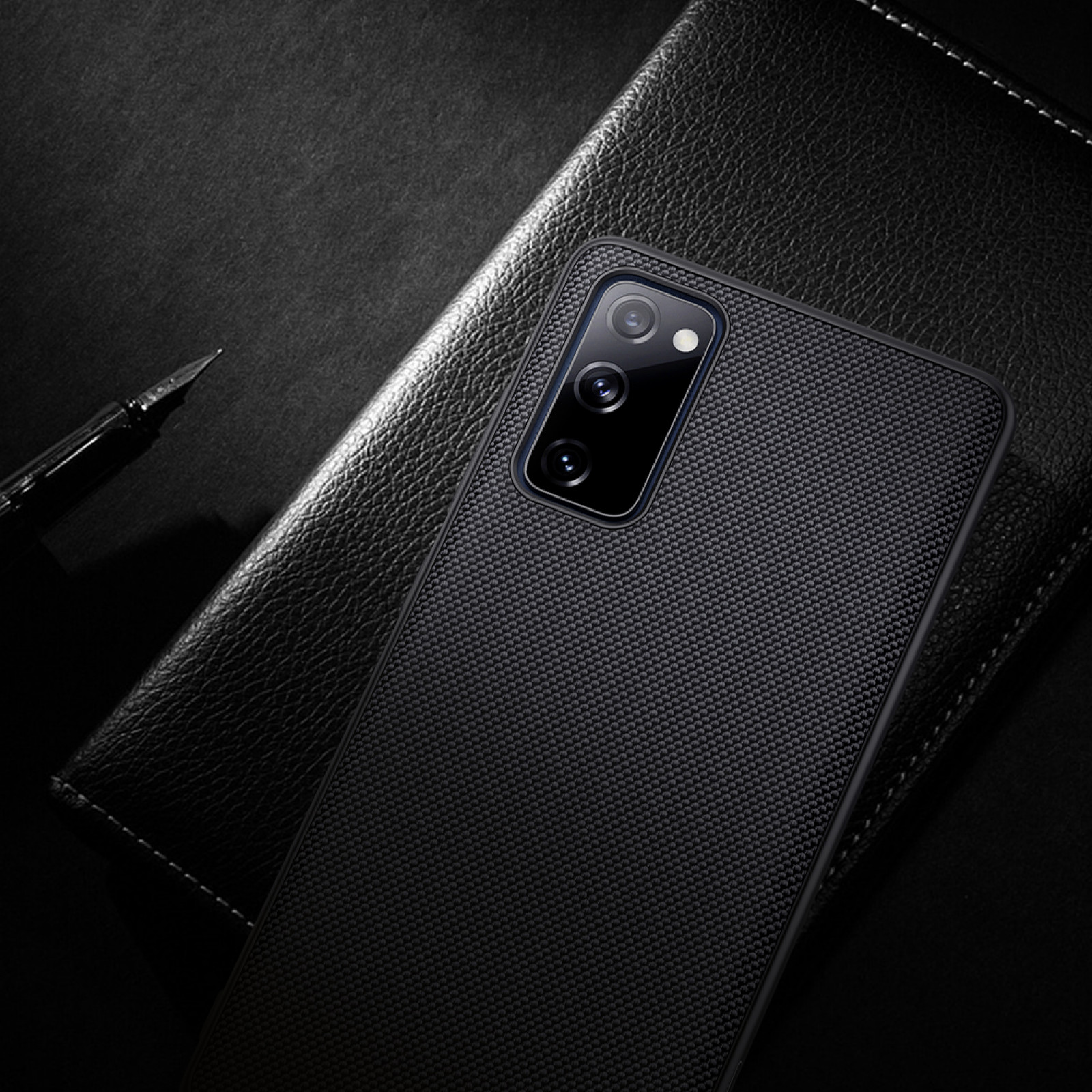 Гръб Nillkin Texture за Samsung Galaxy S20 FE - Черен