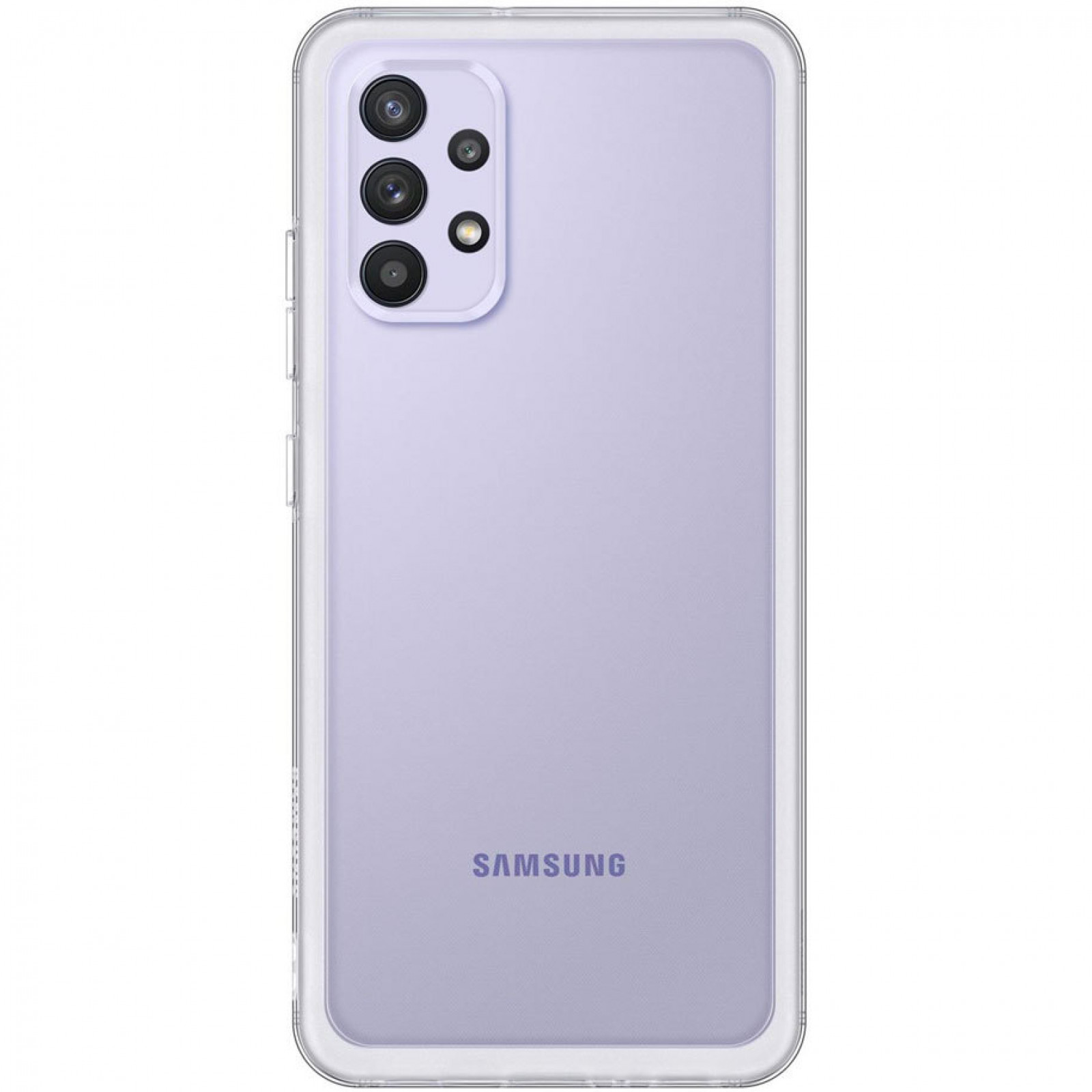Предпазен калъф Samsung Soft Clear Cover за Galaxy A32, Прозрачен