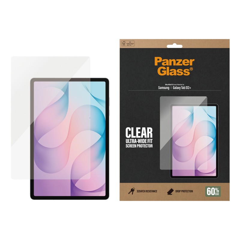 Стъклен протектор PanzerGlass за Samsung Galaxy Tab S12 Plus, UWF