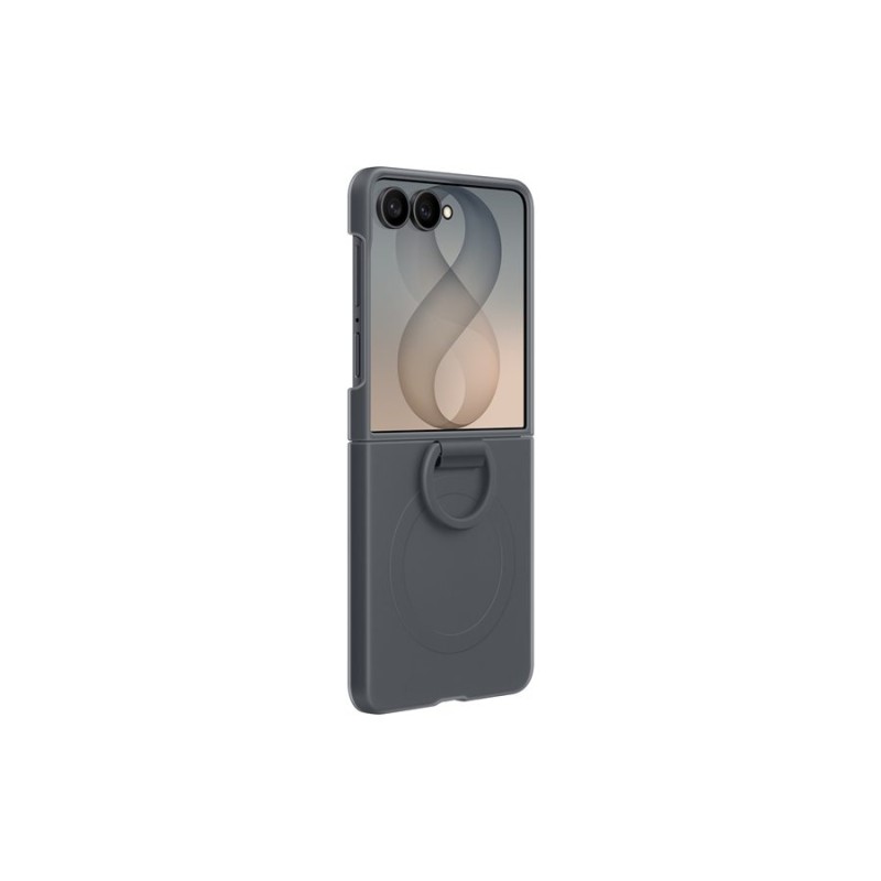Оригинален кейс Samsung Silicone Magnetic Cover with Ring за Galaxy Z Flip 8 - Графит, EF-EF776CBE | Phoneplay.bg