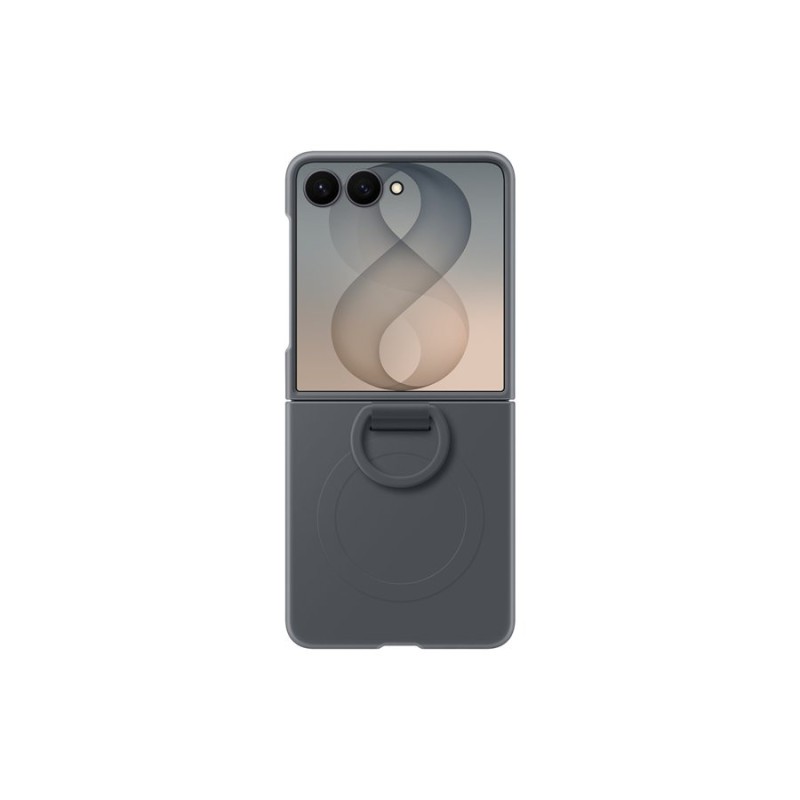 Оригинален кейс Samsung Silicone Magnetic Cover with Ring за Galaxy Z Flip 8 - Графит, EF-EF776CBE | Phoneplay.bg