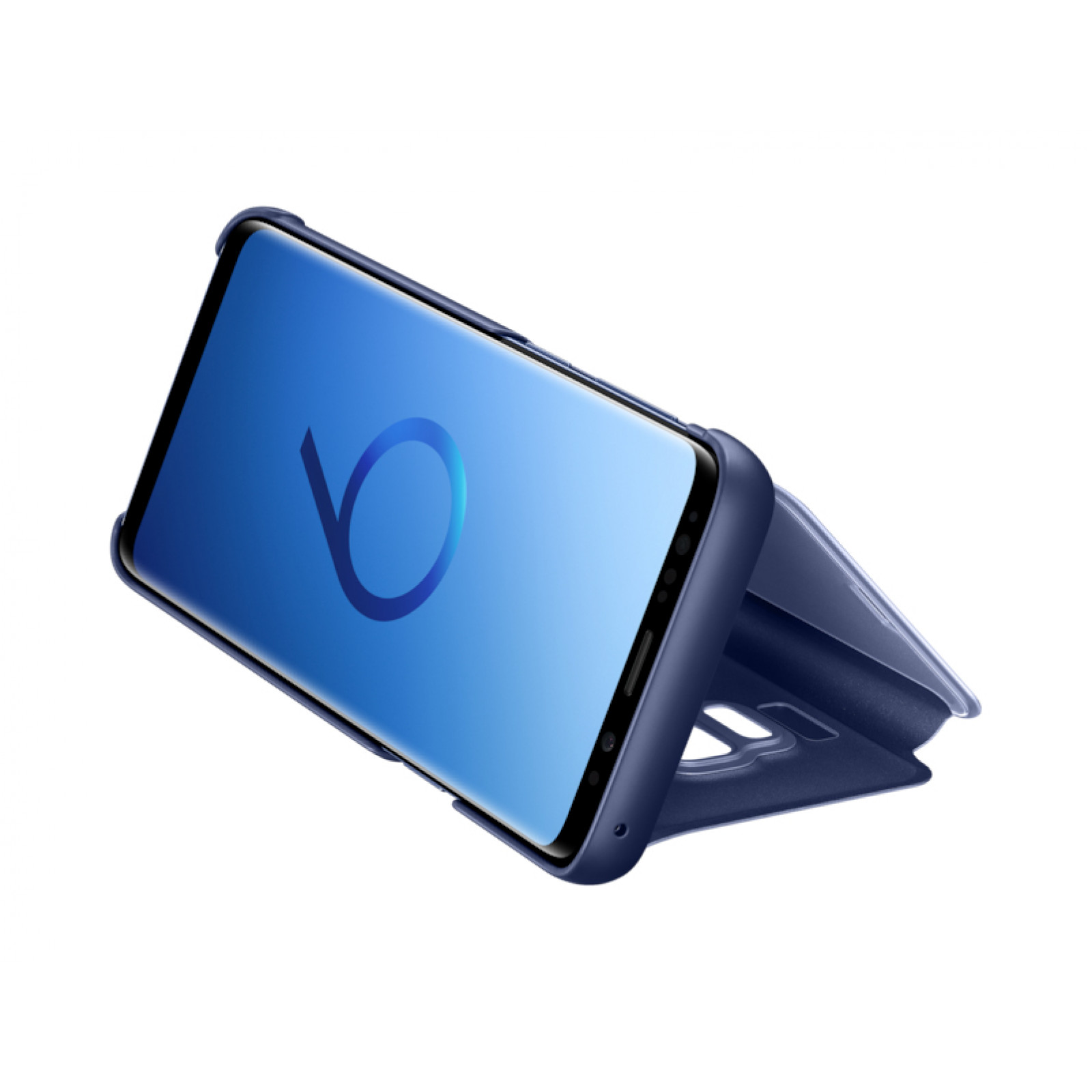 Оригинален калъф Clear View за Samsung Galaxy S9 - Син