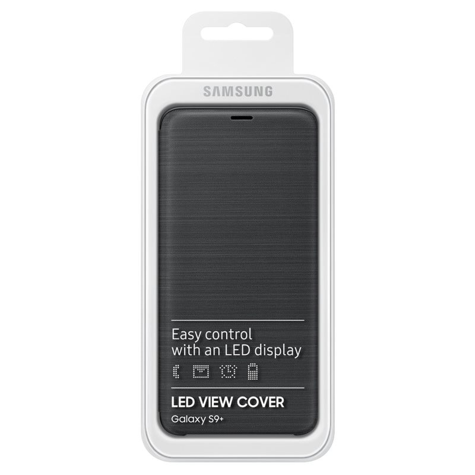 Оригинален калъф LED View за Samsung Galaxy S9 Plus - Черен - Samsung Galaxy S9 серия | Phoneplay.bg