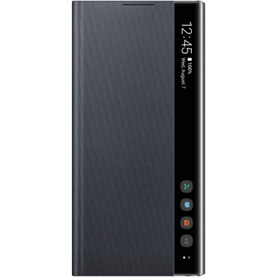 Оригинален Калъф Clear View за Samsung Galaxy Note 10 - Черен