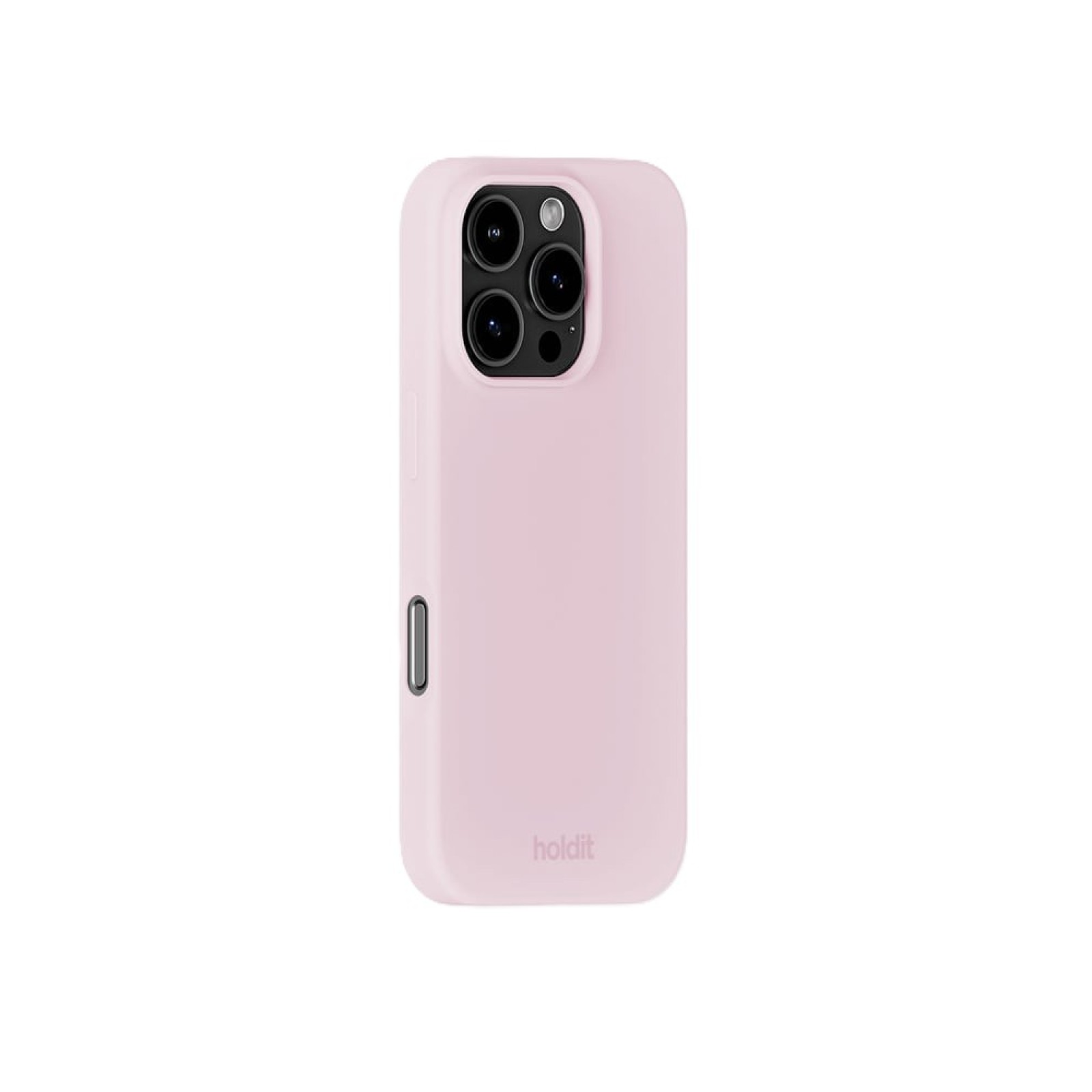 Гръб Holdit Silicone за iPhone 16 Pro Max - Pale Pink - Калъфи за iPhone 16 Pro Max | Phoneplay.bg