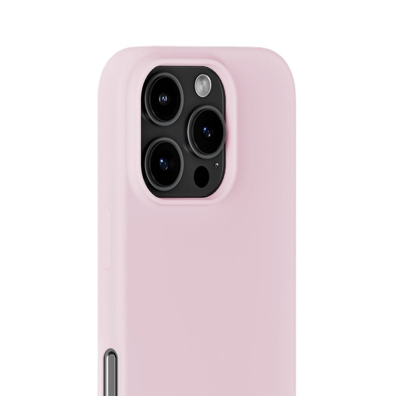 Гръб Holdit Silicone за iPhone 16 Pro Max - Pale Pink - Калъфи за iPhone 16 Pro Max | Phoneplay.bg