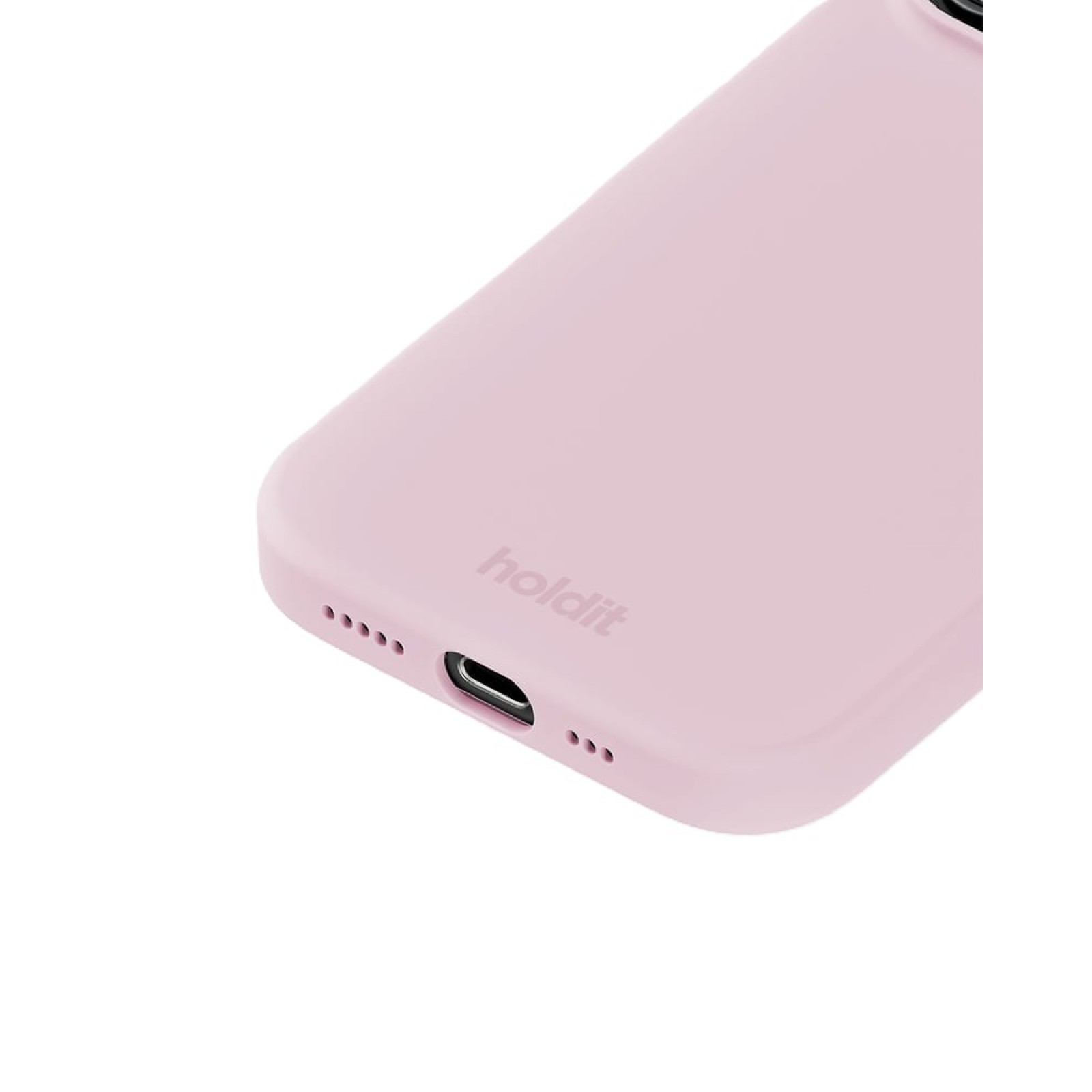 Гръб Holdit Silicone за iPhone 16 Pro Max - Pale Pink - Калъфи за iPhone 16 Pro Max | Phoneplay.bg