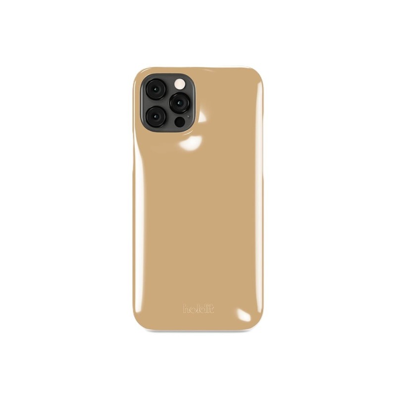 Гръб Holdit Puffy за iPhone 12/12 Pro - Beige