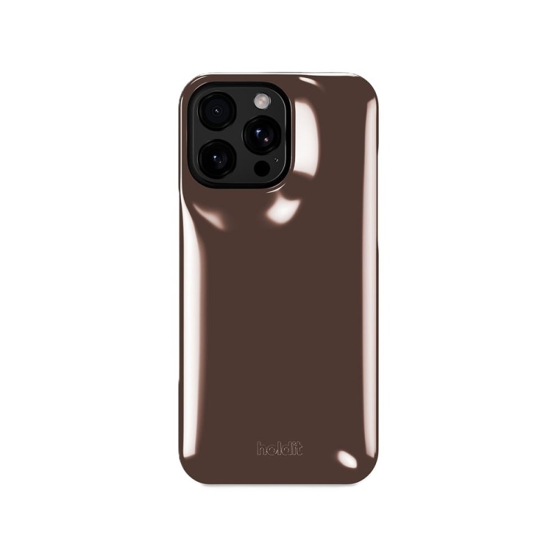Гръб Holdit Puffy за iPhone 16 Pro - Chocolate