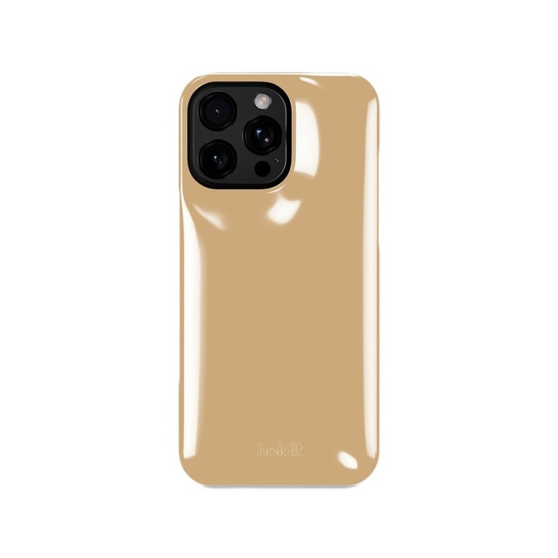 Гръб Holdit Puffy за iPhone 16 Pro - Beige