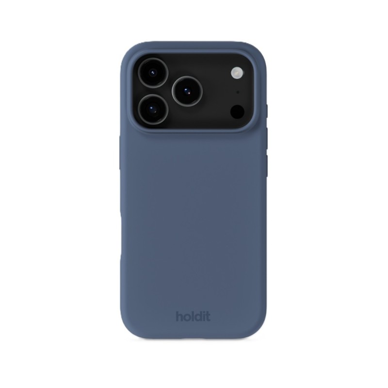 Гръб Holdit Silicone за iPhone 17 Pro / 18 Pro - Pacific Blue