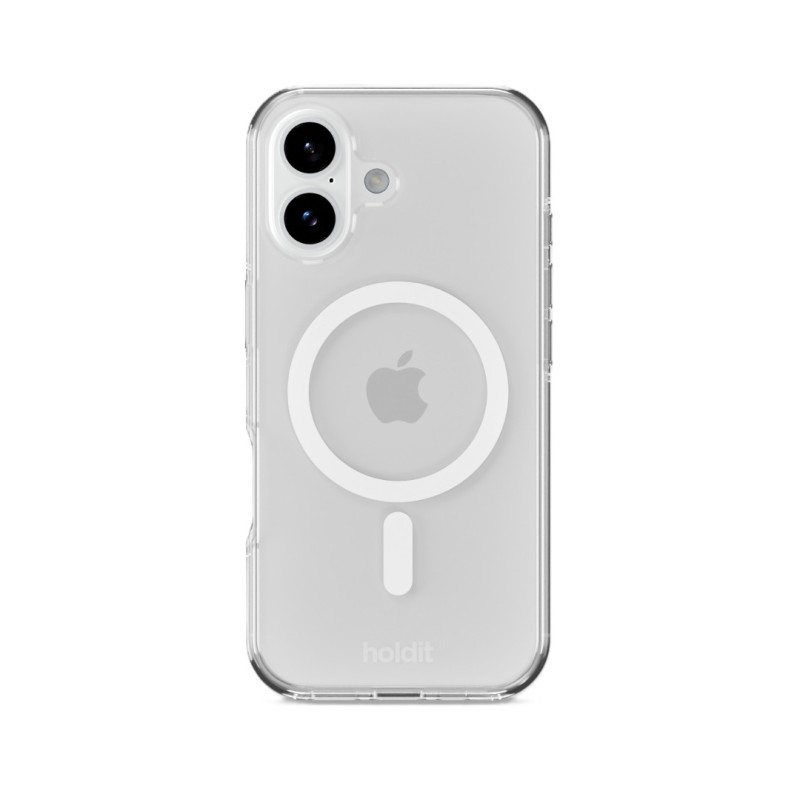 Гръб Holdit MagSafe за iPhone 17 - Бял/Прозрачен