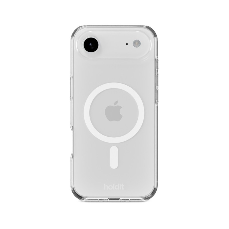 Гръб Holdit MagSafe за iPhone 17 Air - Бял/Прозрачен