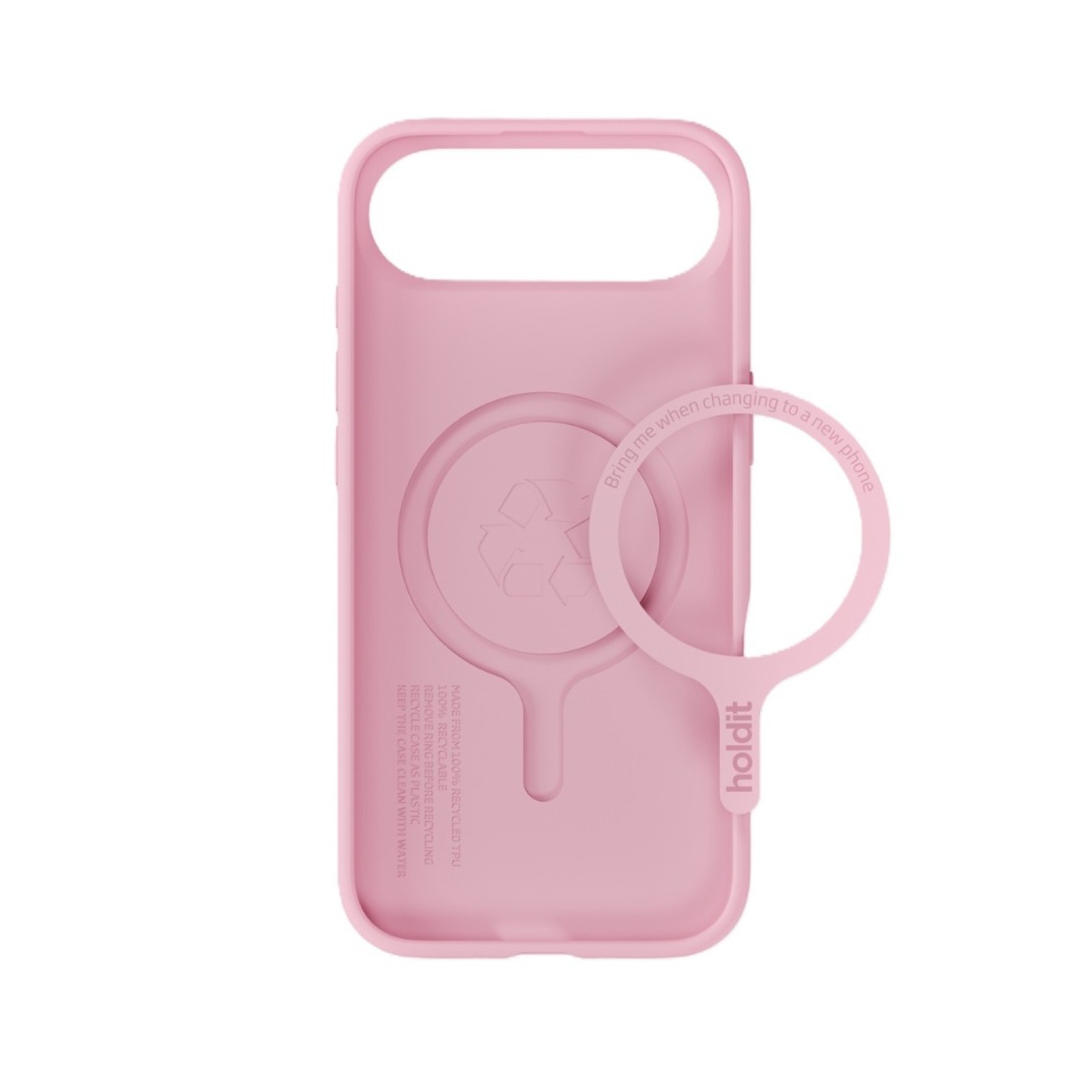 Гръб Holdit Soft Magsafe за iPhone 17 Air - Розов - iPhone 17 Air | Phoneplay.bg