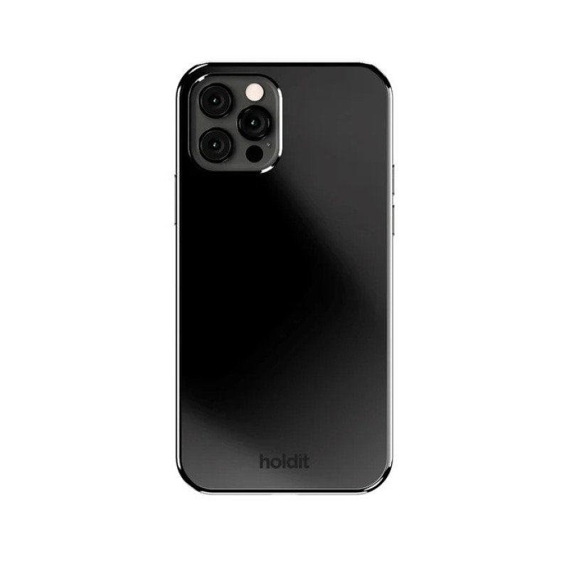 Гръб Holdit Mirror за iPhone 12/12Pro MagsafeCompatible - Черен