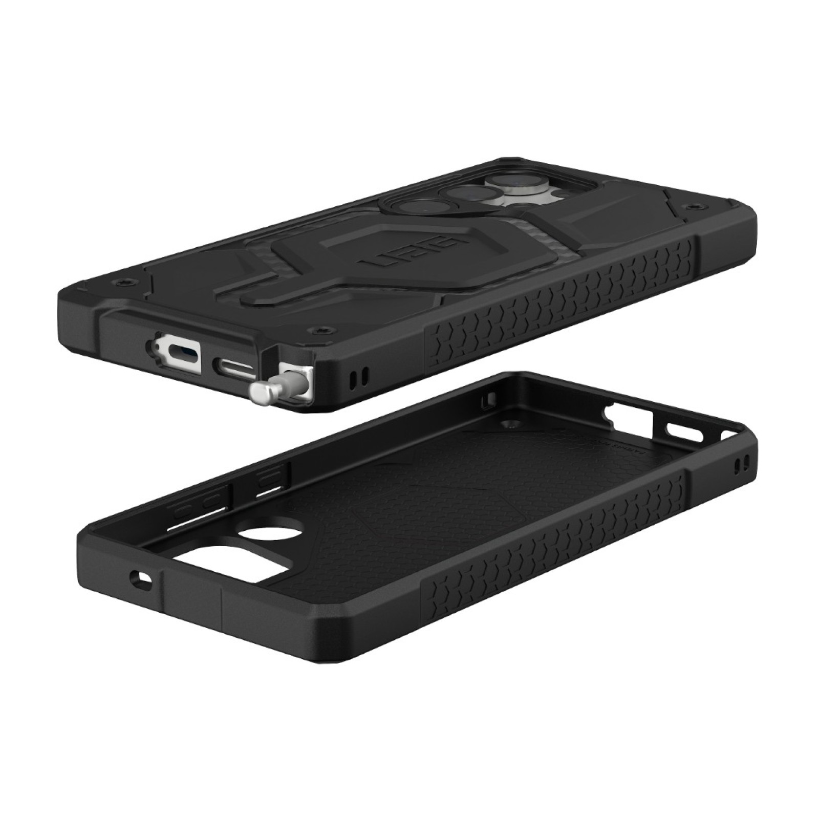 Гръб UAG Monarch Pro за Samsung Galaxy S25 Ultra - Carbon Fiber - Калъфи за Samsung Galaxy S25 Ultra | Phoneplay.bg