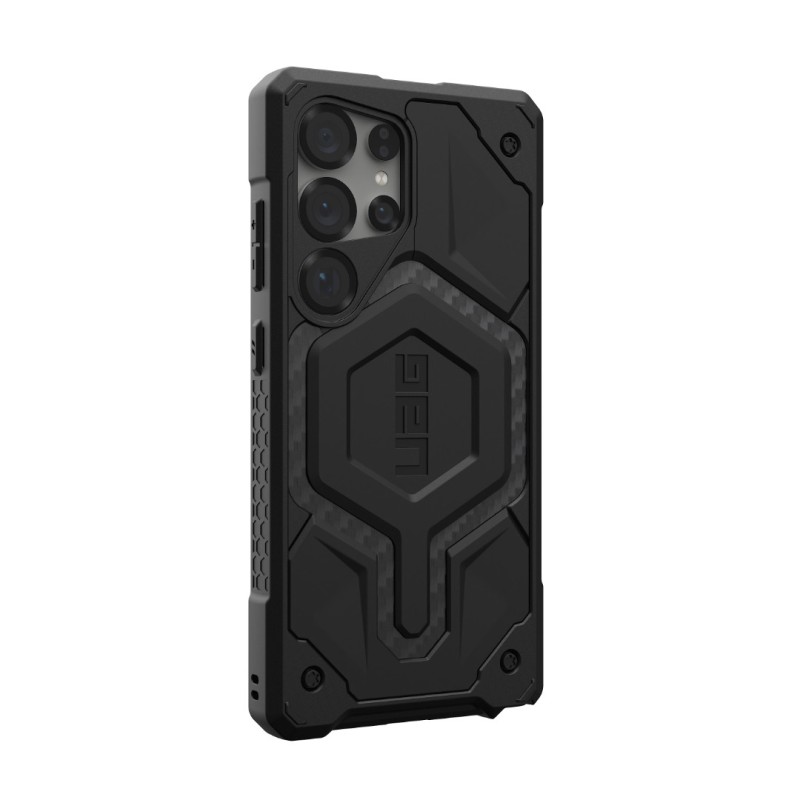 Гръб UAG Monarch Pro за Samsung Galaxy S25 Ultra - Carbon Fiber - Калъфи за Samsung Galaxy S25 Ultra | Phoneplay.bg