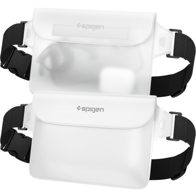 Водоустойчив калъф Spigen Aqua Shield WaterProof Waist Bag, 2 Pack, snow white Водоустойчив калъф Spigen Aqua Shield WaterProof Waist Bag, 2 Pack, snow white