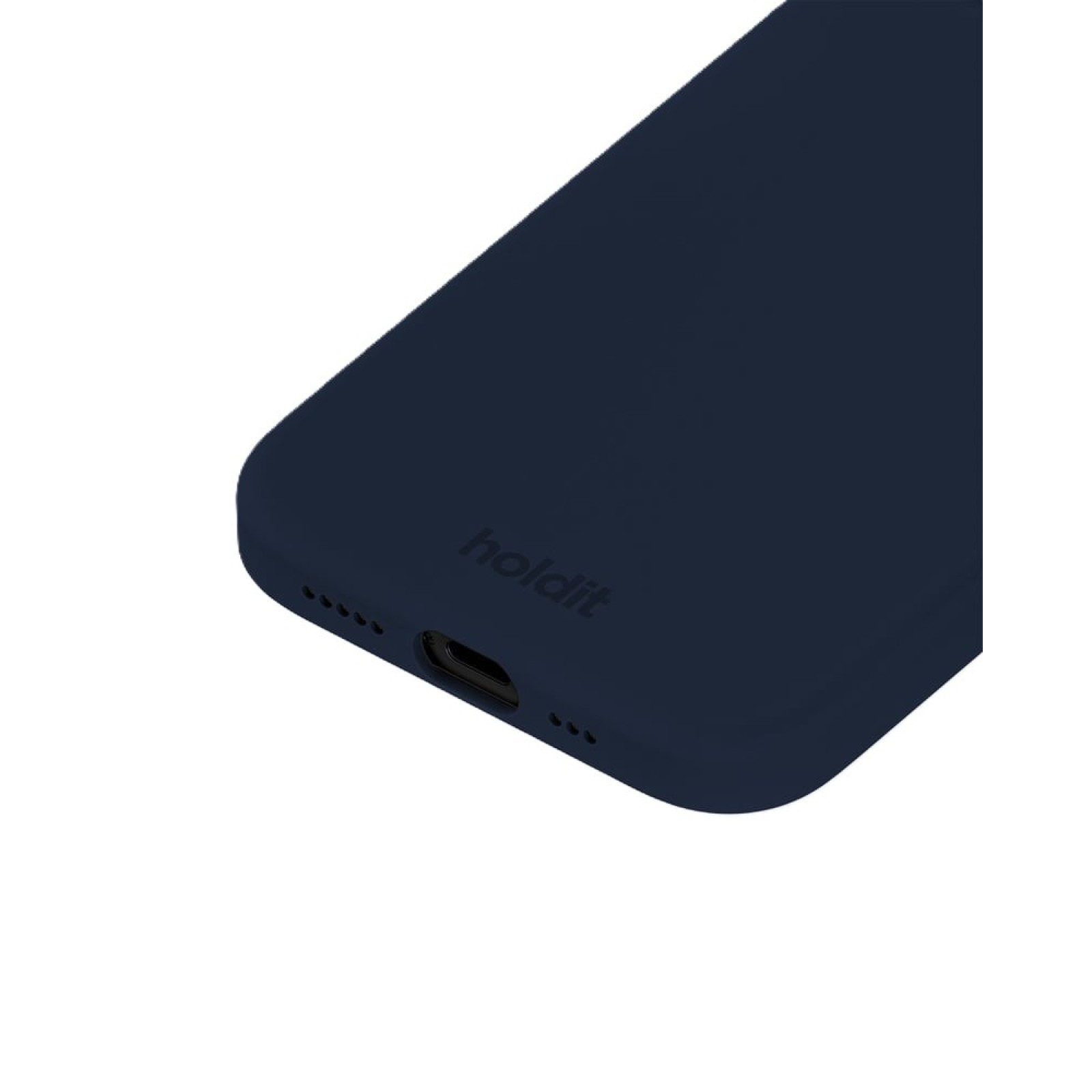 Гръб Holdit Silicone за iPhone 14/13 - Midnight Blue - Калъфи за iPhone 13 | Phoneplay.bg