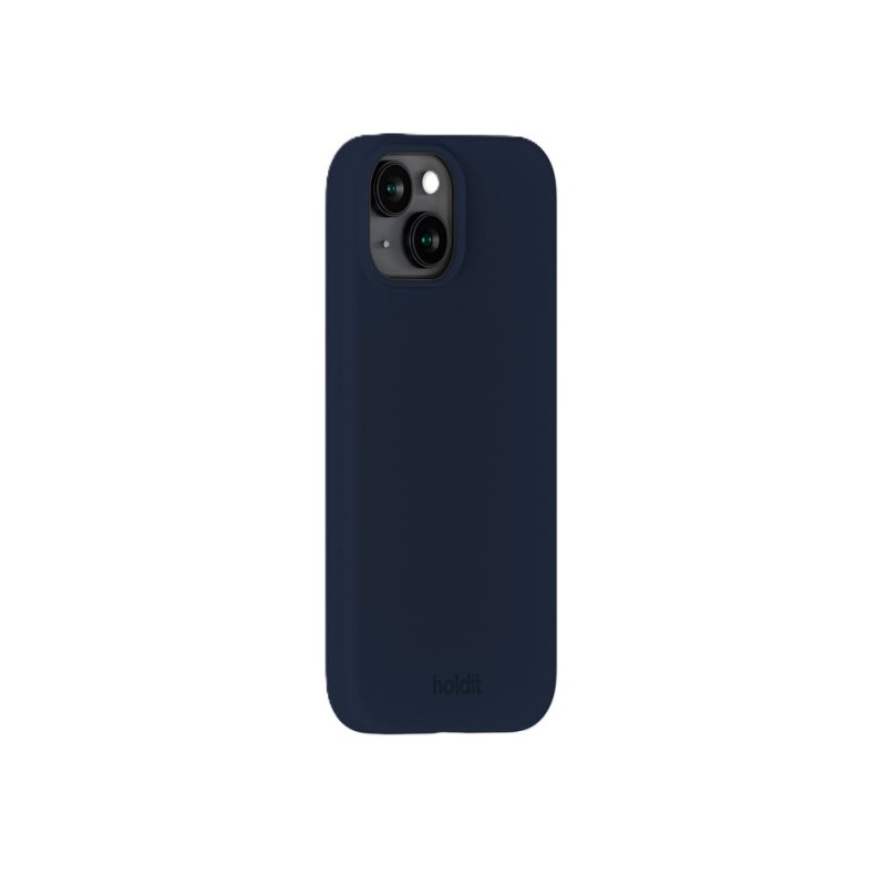 Гръб Holdit Silicone за iPhone 14/13 - Midnight Blue - Калъфи за iPhone 13 | Phoneplay.bg