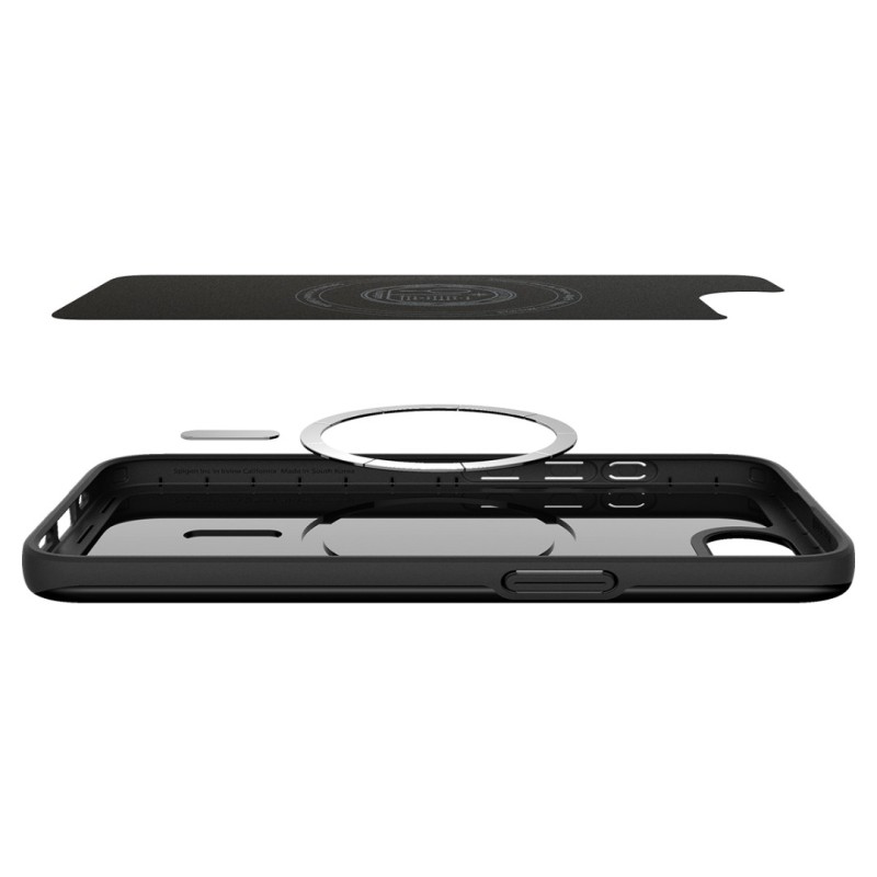 Гръб Spigen за iPhone 17E, iPhone 16E, Thin Fit, MagSafe, Черен - Калъфи за iPhone 16 | Phoneplay.bg