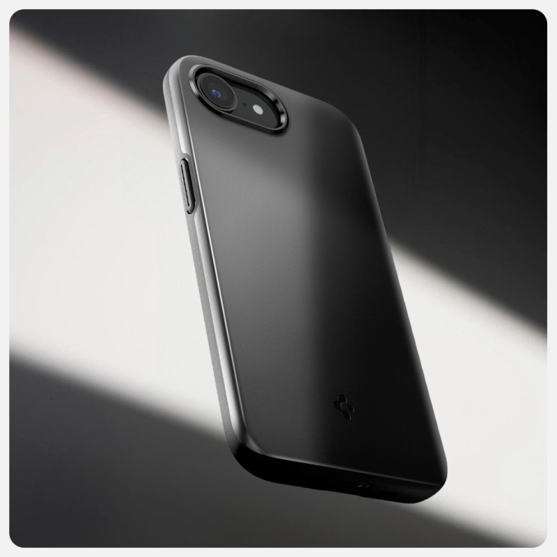 Гръб Spigen за iPhone 17E, iPhone 16E, Thin Fit, MagSafe, Черен - Калъфи за iPhone 16 | Phoneplay.bg