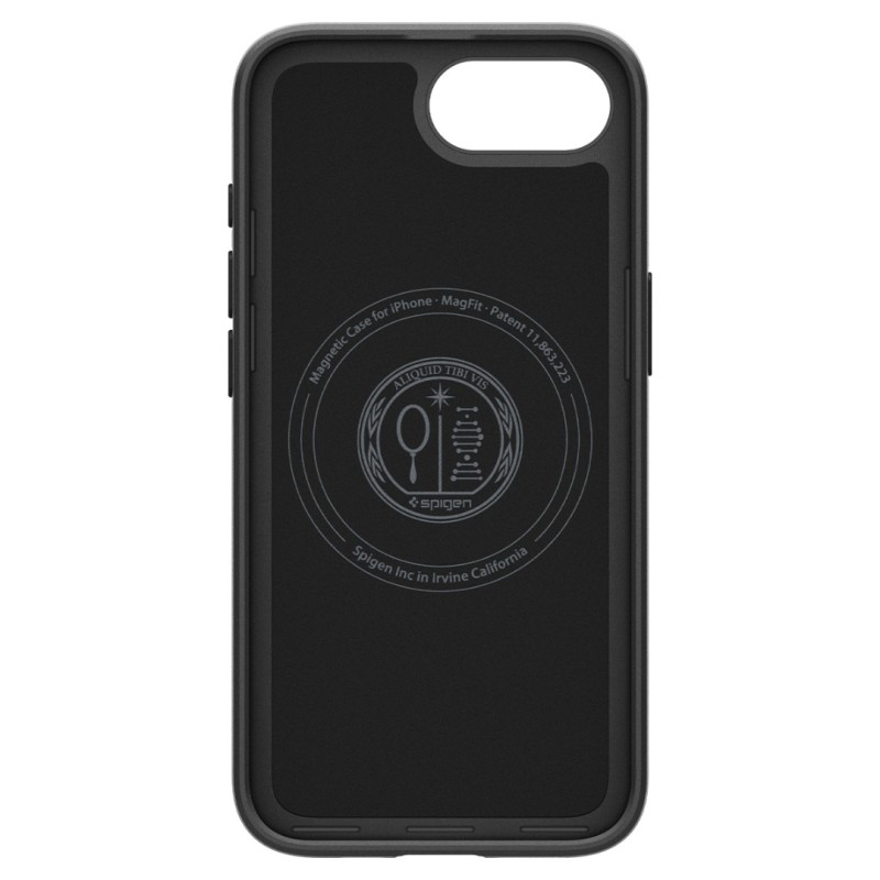 Гръб Spigen за iPhone 17E, iPhone 16E, Thin Fit, MagSafe, Черен - Калъфи за iPhone 16 | Phoneplay.bg