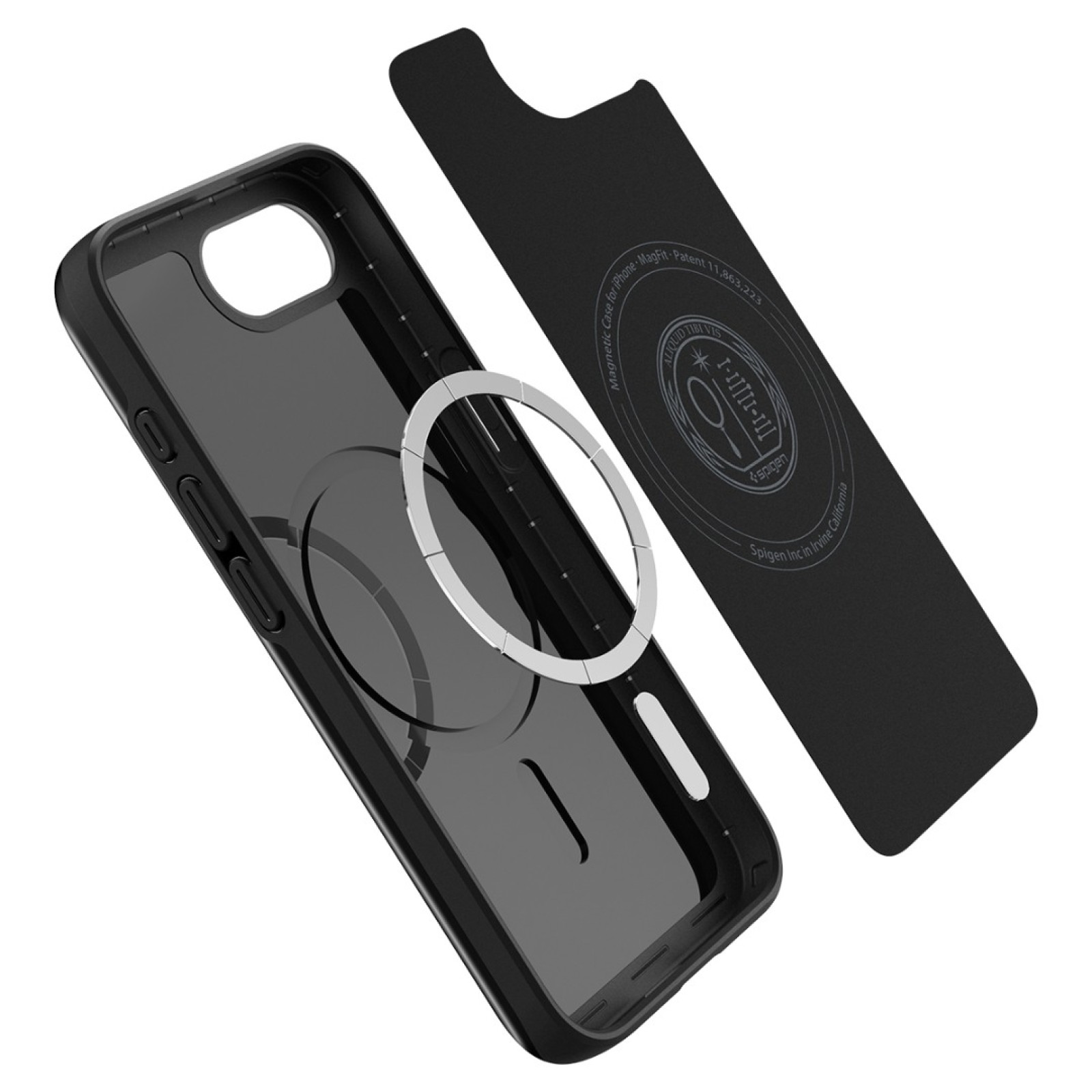 Гръб Spigen за iPhone 17E, iPhone 16E, Thin Fit, MagSafe, Черен - Калъфи за iPhone 16 | Phoneplay.bg