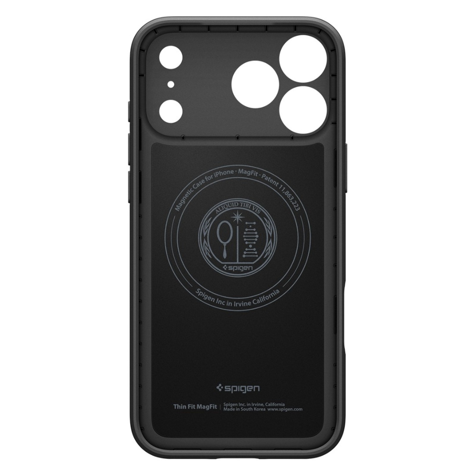 Гръб Spigen Thin Fit за iPhone 17 Pro / 18 Pro, Черен | Phoneplay.bg