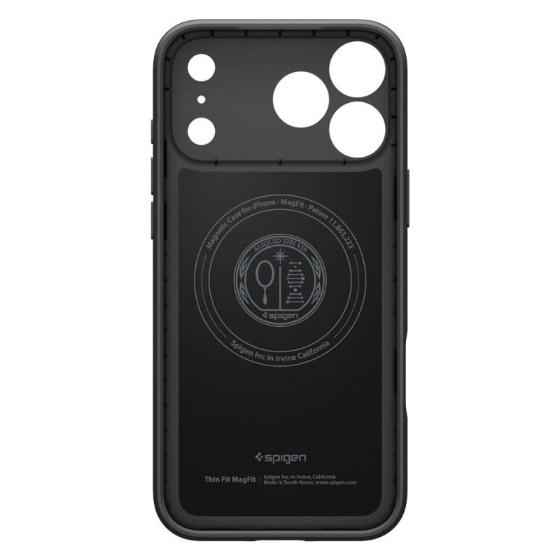 Гръб Spigen Thin Fit за iPhone 17 Pro / 18 Pro, Черен | Phoneplay.bg