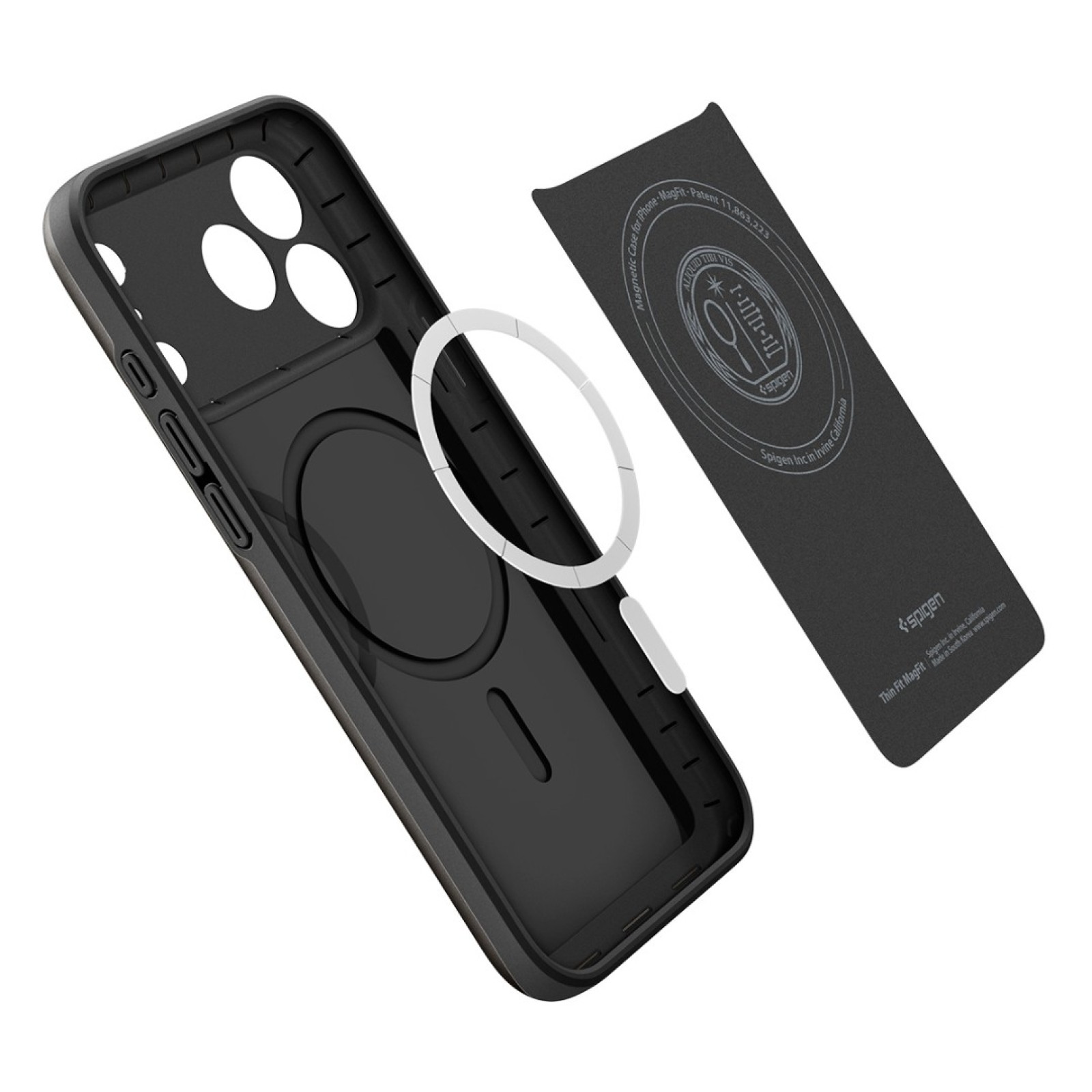 Гръб Spigen Thin Fit за iPhone 17 Pro / 18 Pro, Черен | Phoneplay.bg