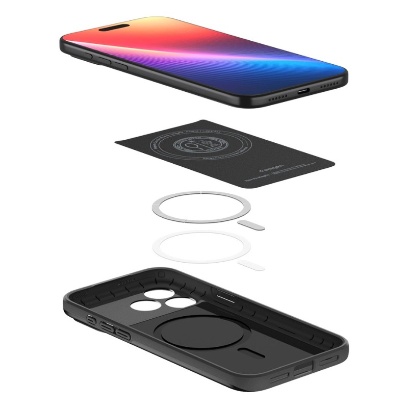 Гръб Spigen Thin Fit за iPhone 17 Pro / 18 Pro, Черен | Phoneplay.bg