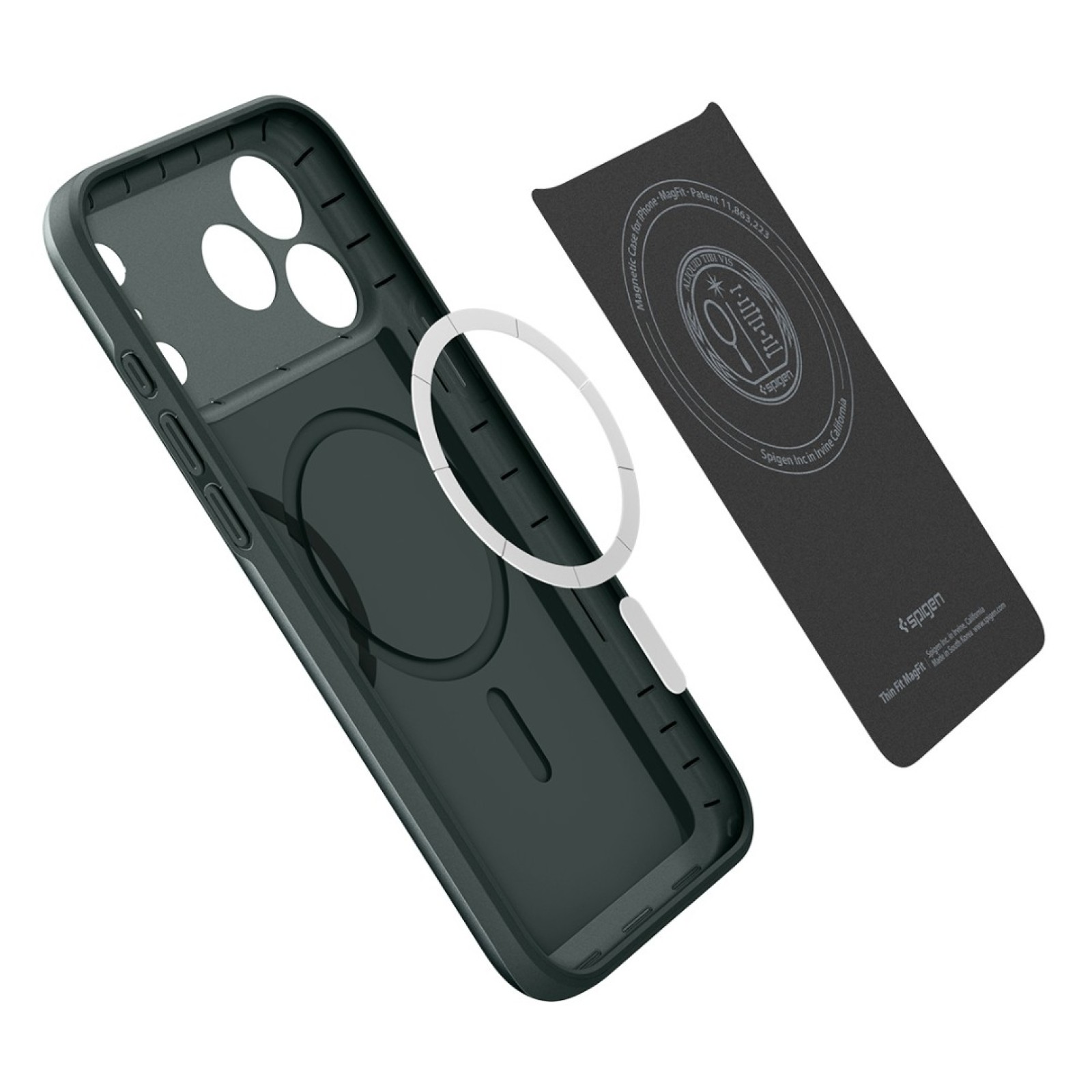 Гръб Spigen Thin Fit MagSafe за iPhone 17 Pro / 18 Pro - Зелен | Phoneplay.bg