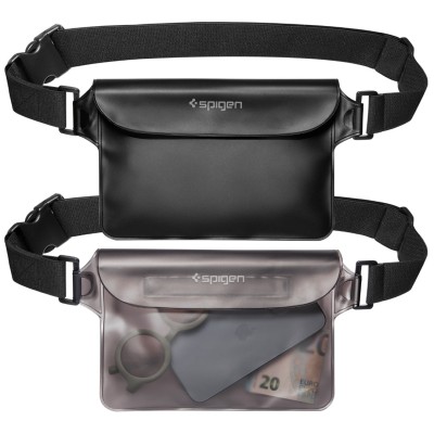 Водоустойчиви чанти Spigen Aqua Shield WaterProof Waist Bag A620 2 Pack Черна + опушено черна Водоустойчиви чанти Spigen Aqua Shield WaterProof Waist Bag A620 2 Pack Черна + опушено черна