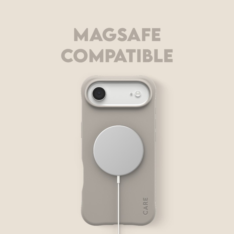 Гръб Care by PanzerGlass за iPhone 17 Air, Fashionable Case Samba Vanilla w. MagSafe - iPhone 17 Air | Phoneplay.bg