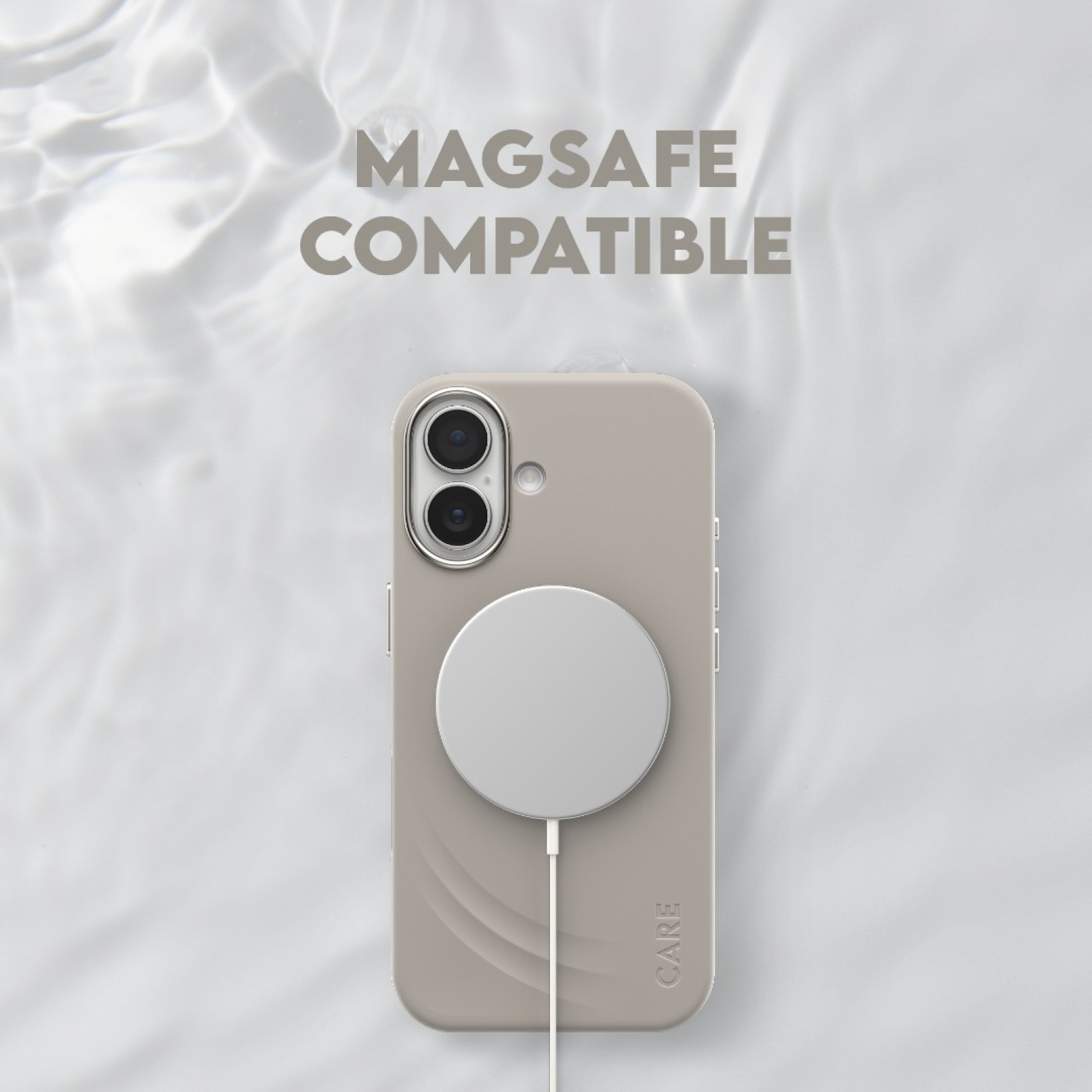Гръб Care by PanzerGlass за iPhone 17, Flow Vanilla - Калъфи за iPhone 17 | Phoneplay.bg