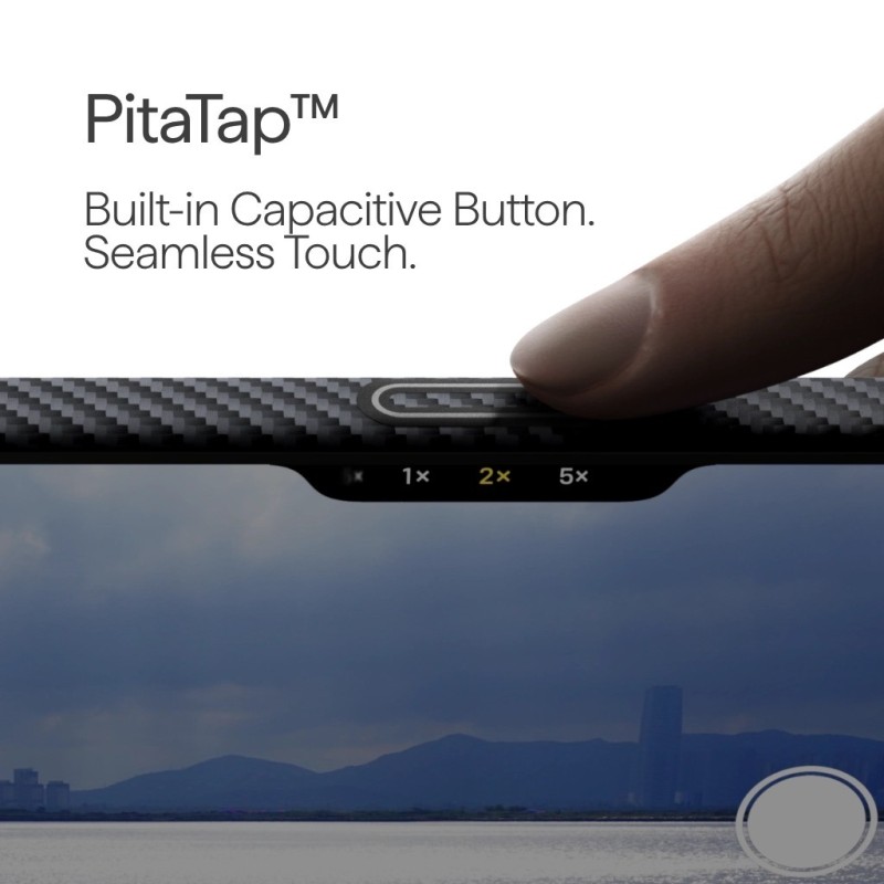 Гръб Pitaka Ultra-Slim Case, Black/Grey за iPhone 17 - Калъфи за iPhone 17 | Phoneplay.bg
