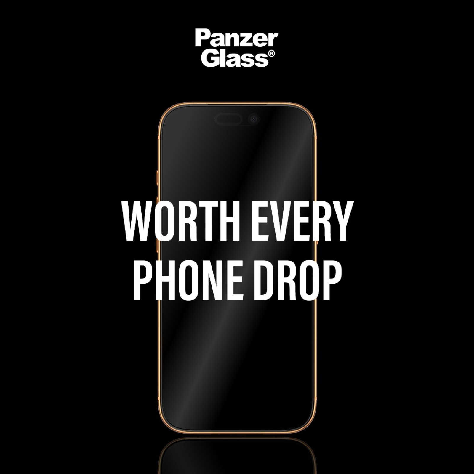 Стъклен протектор PanzerGlass за iPhone 17 Pro / 18 Pro, Stealth, UWF, инсталационен бокс, w. Black Frame | Phoneplay.bg