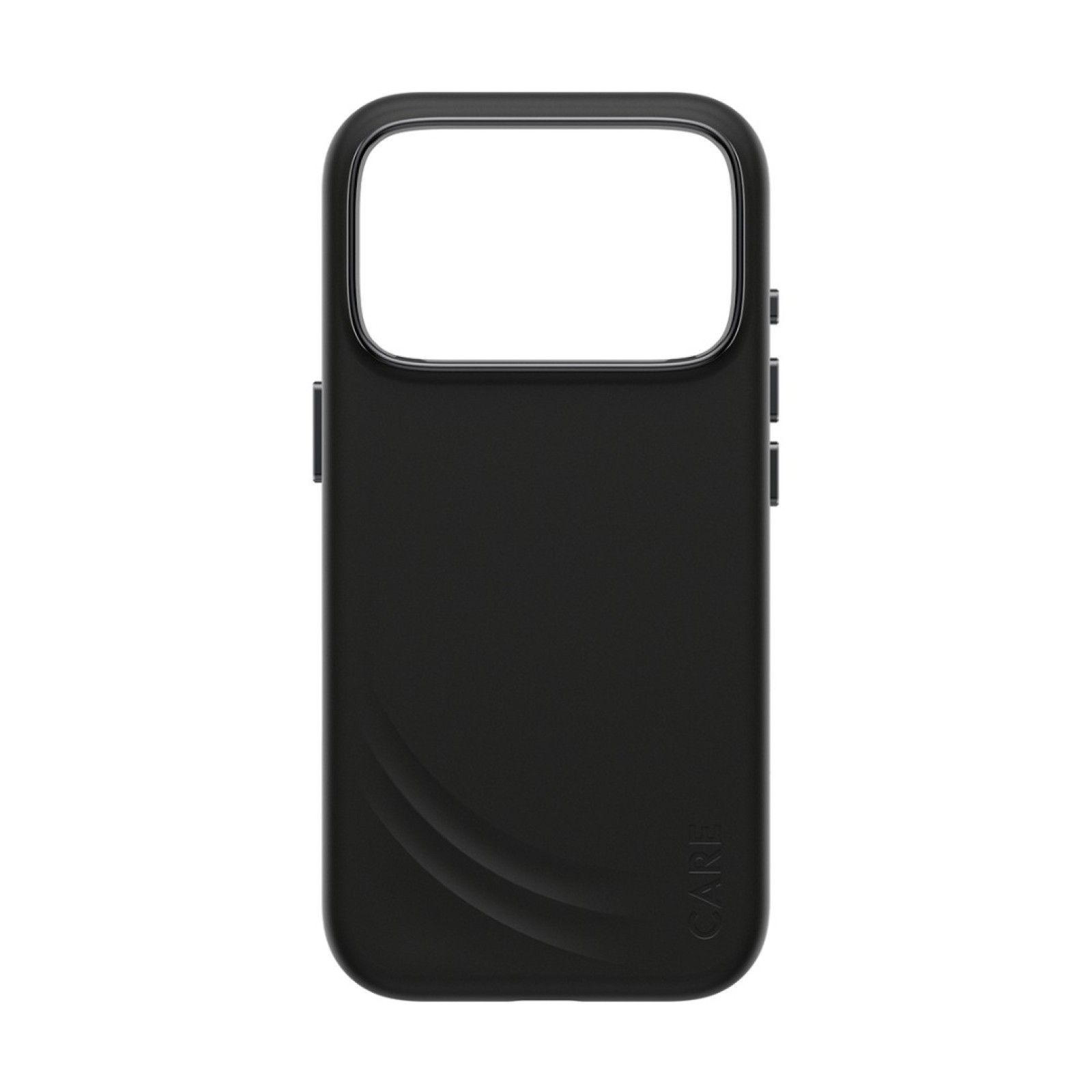 Гръб Care by PanzerGlass за iPhone 17 Pro / 18 Pro, FLOW Case w haptic button - Черен | Phoneplay.bg