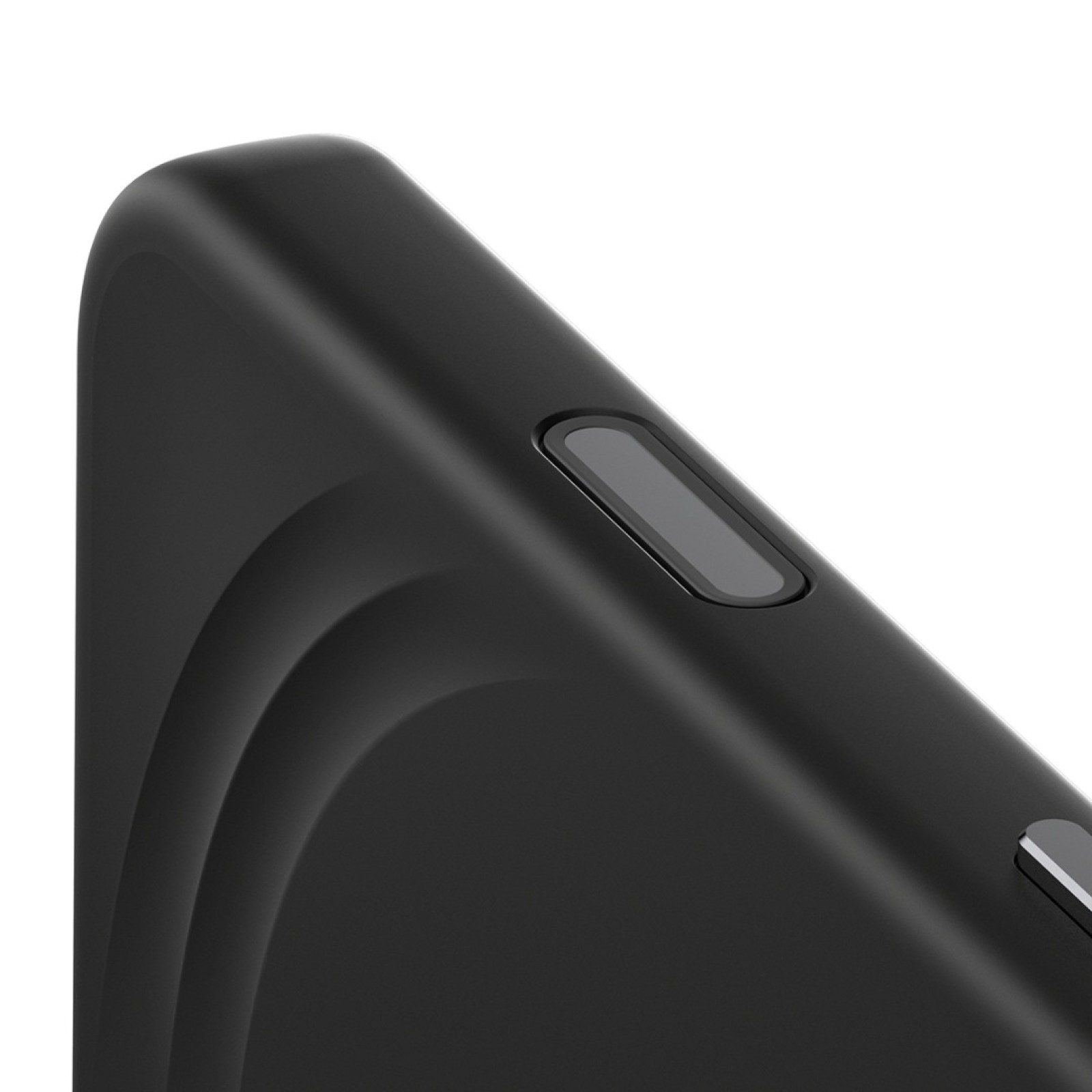 Гръб Care by PanzerGlass за iPhone 17, FLOW Case w haptic button - Черен - Калъфи за iPhone 17 | Phoneplay.bg