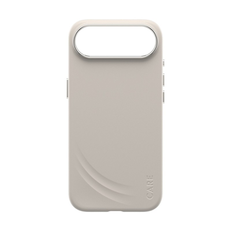 Гръб Care by PanzerGlass за iPhone 17 Air, FLOW Case w haptic button - Vanilla - iPhone 17 Air | Phoneplay.bg