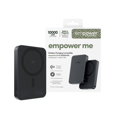 Външна батерия empower by PanzerGlass empower Bank 10000mAh - Черна
