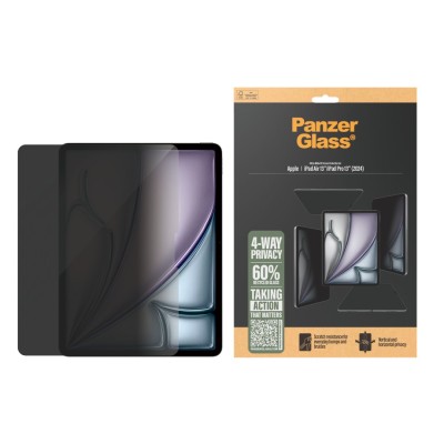 Стъклен протектор PanzerGlass за Apple iPad Air 13/iPad 13 Pro (2024) UWF 4-way Privacy Стъклен протектор PanzerGlass за Apple iPad Air 13/iPad 13 Pro (2024) UWF 4-way Privacy
