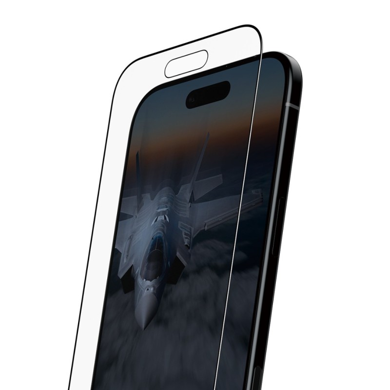 Стъклен протектор PanzerGlass за iPhone 17 Air, Stealth, UWF, инсталационен бокс, w. Black Frame - Протектор за iPhone 17 | Phoneplay.bg