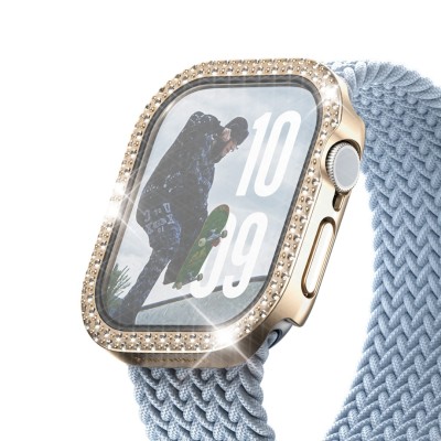 Стъклен протектор за часовник PanzerGlass за Apple Watch 42 mm, Full Body - Bling Gold Стъклен протектор за часовник PanzerGlass за Apple Watch 42 mm, Full Body - Bling Gold