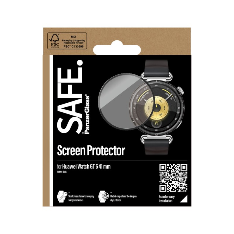 Стъклен протектор за часовник Safe за Huawei WATCH GT6 41mm - Стъклен Протектор | Phoneplay.bg