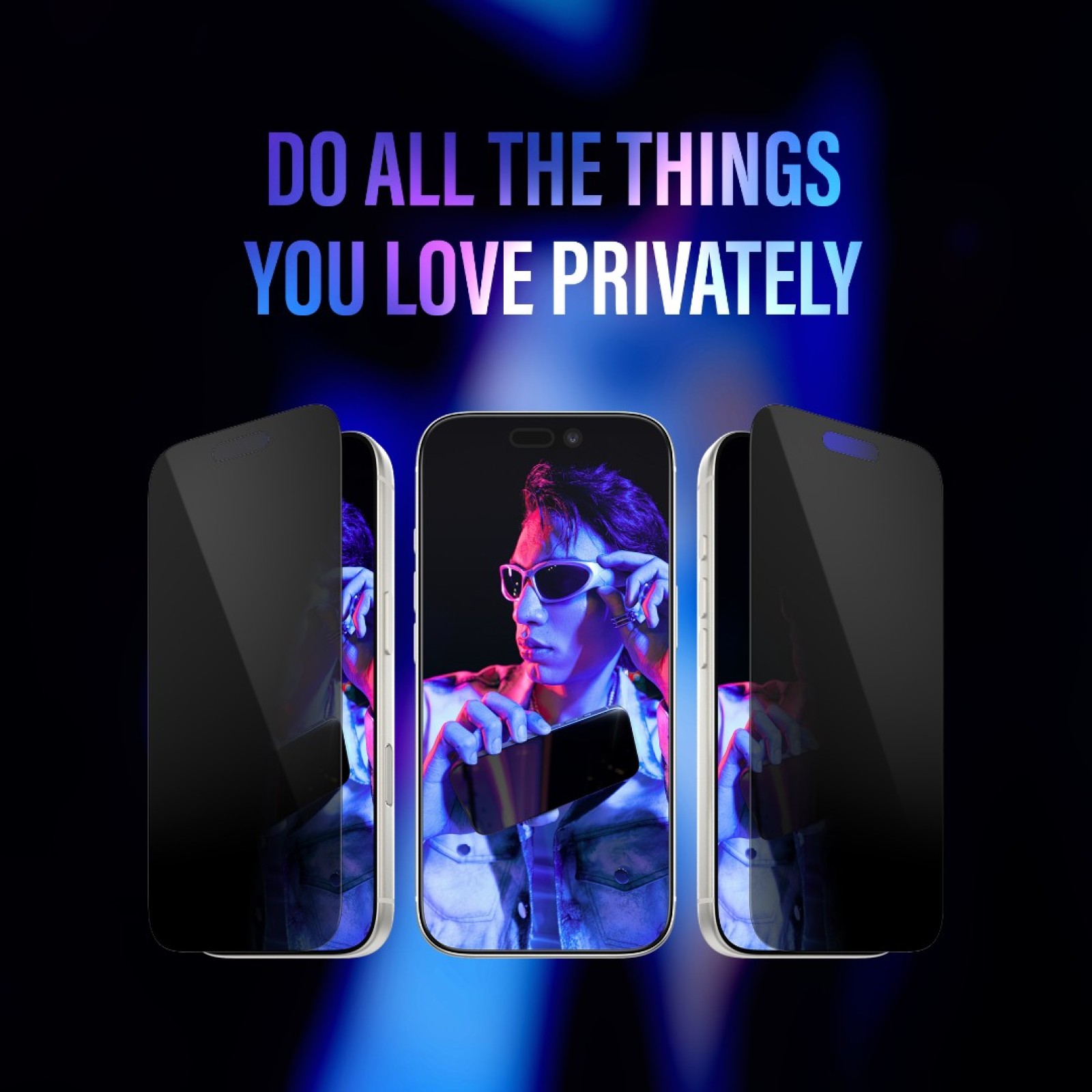 Стъклен протектор Safe за iPhone 17 Pro / 18 Pro, Privacy, UWF, EasyAligner | Phoneplay.bg